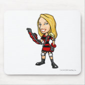 Personeelsleider van Viola Krawk Muismat (Voorkant)