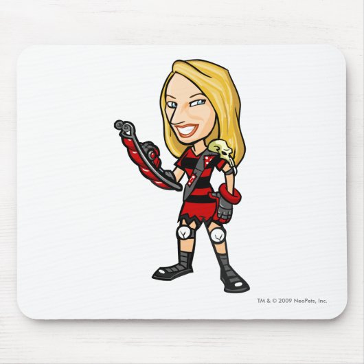 Personeelsleider van Viola Krawk Muismat (Voorkant)