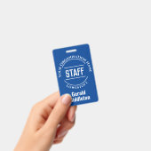 Personeelslid Badge (Handheld)