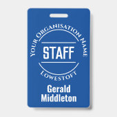 Personeelslid Badge (Back)