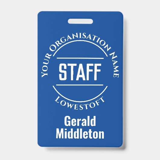 Personeelslid Badge (Front)