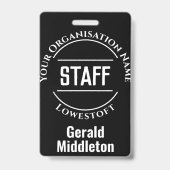 Personeelslid Badge (Back)