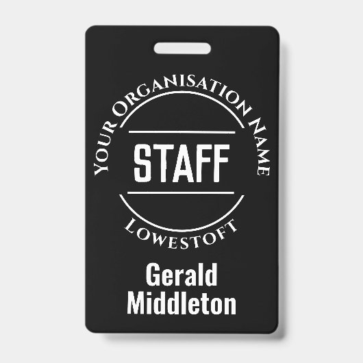 Personeelslid Badge (Front)