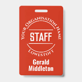 Personeelslid Badge