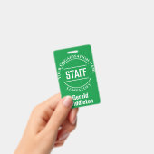 Personeelslid Badge (Handheld)
