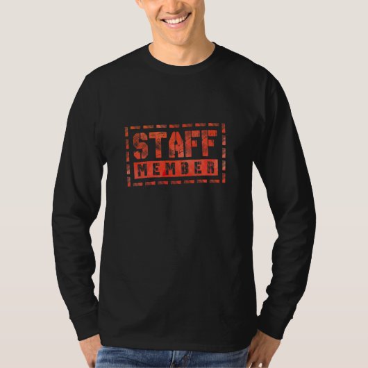 Personeelslid Bemanningsgroepteam T-shirt (Voorkant)