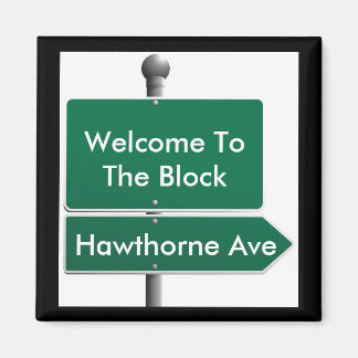 Personeelslid Street Sign BENER Magneet