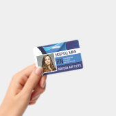 Personeelslid voor blauw medisch personeel badge (Handheld)