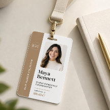 Personeelslogo-badge Professionele bedrijfs-ID Bei