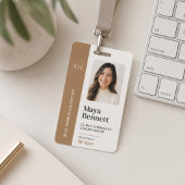 Personeelslogo-badge Professionele bedrijfs-ID Bei Badge