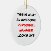 personeelsmanager, geweldig keramisch ornament (Rechts)