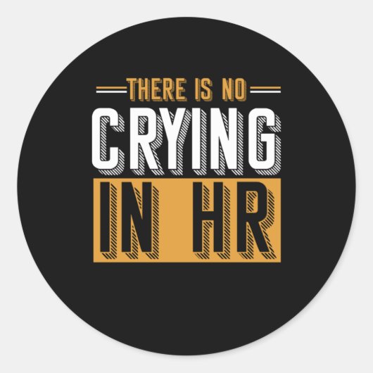 Personeelsmanager Personeelsbeheer Beheerbeheerder Ronde Sticker (Voorkant)