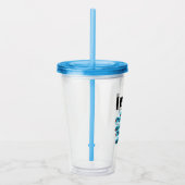 Personeelsmedewerkers officieus acryl drinkbeker (Rechts)