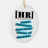 Personeelsmedewerkers officieus keramisch ornament (Rechts)