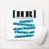 Personeelsmedewerkers officieus muismat (Met muis)