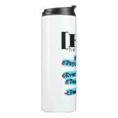 Personeelsmedewerkers officieus thermosbeker (Gedraaid links)