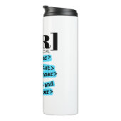 Personeelsmedewerkers officieus thermosbeker (Geroteerd rechts)