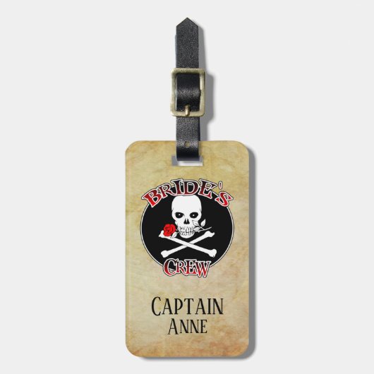 Personeelsmedewerkers van Bride Bagagelabel (Voorkant verticaal)