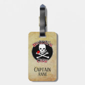 Personeelsmedewerkers van Bride Bagagelabel (Achterkant verticaal)