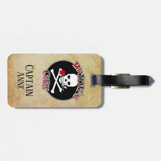 Personeelsmedewerkers van Bride Bagagelabel (Achterkant horizontaal)