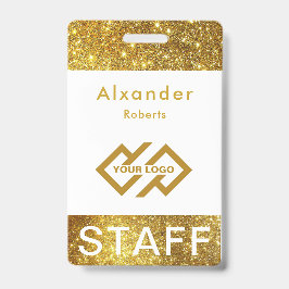 Personeelsnaam Badge Aangepast Logo ID Badge