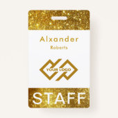 Personeelsnaam badge Aangepaste Logo-ID-kaart (Voorkant)