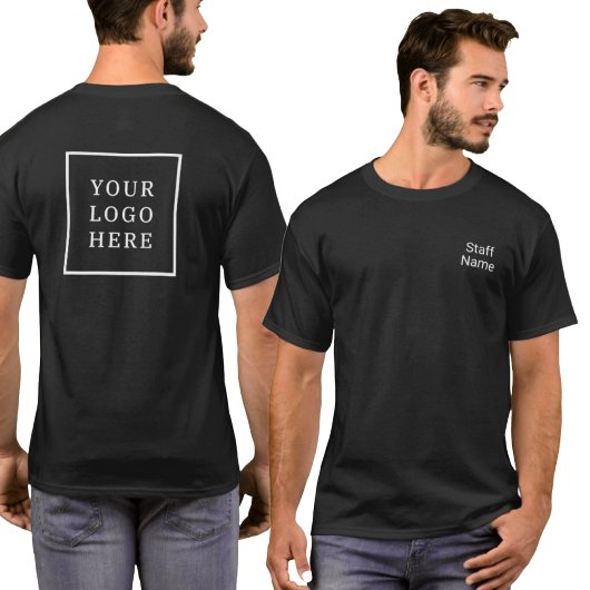 Personeelsnaam en Logo Back Company T-shirt