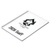 Personeelsnotitieblok Notitieboek (Linkerzijde)