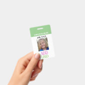 Personeelspas - Fotopas - Naam ID Badge (Handheld)