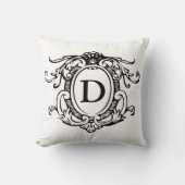 Personeelsrust op monogram kussen (Voorkant)