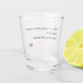 Personeelstekort Shot Glas (Achterkant)