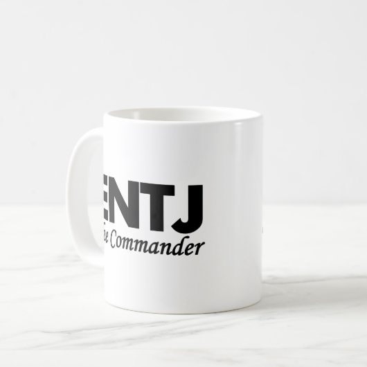 Personeelstype ENTJ | Bevelhebber Koffiemok (Voorkant links)