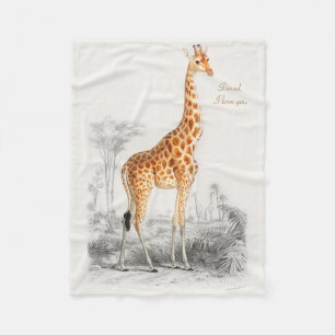 Personeelsvriendelijke Giraffe Baby Fleece Blanket