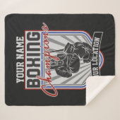 Personeelsvriendelijke kampioenen Boxer Fitness Gy Sherpa Deken (Voorkant (horizontaal))