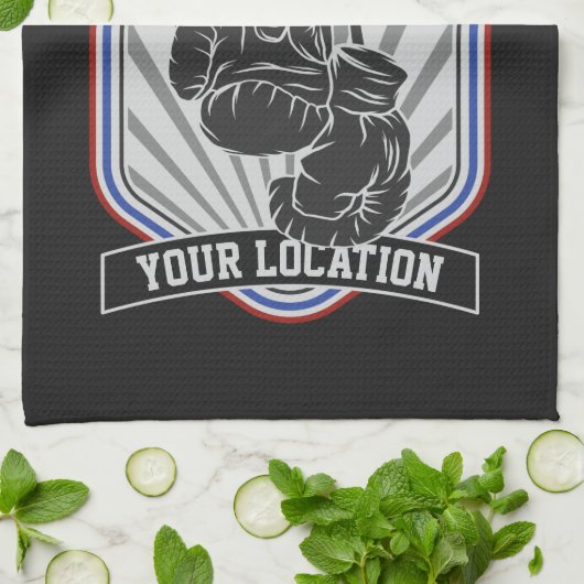 Personeelsvriendelijke kampioenen Boxer Fitness Gy Theedoek (Gevouwen)