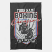 Personeelsvriendelijke kampioenen Boxer Fitness Gy Theedoek (Verticaal)