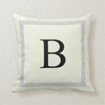 Personeelsvriendelijke Monogram Pillow | Initiaal