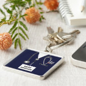 Personeelsvriendelijke nieuwsbrief sleutelhanger (Zijkant)