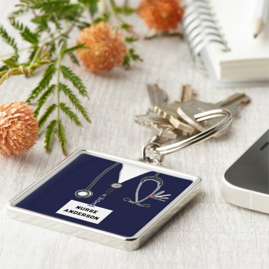 Personeelsvriendelijke nieuwsbrief sleutelhanger (Zijkant)