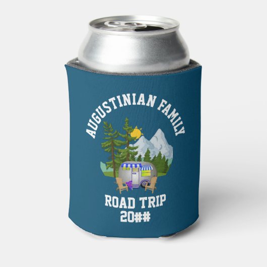 Personeelsvriendelijke reis over de weg van de fam blikjeskoeler (Blikje Achterkant)