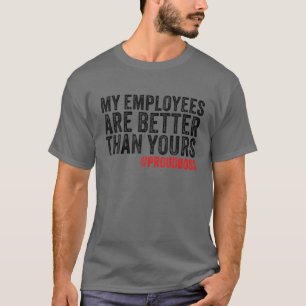 Personeelswaardering Funny Boss T-shirt