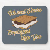 Personeelswaardering Funny Gift Idea Smores Muismat (Voorkant)