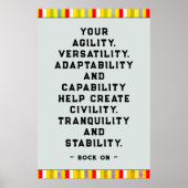 Personeelswaardering Poster (Voorkant)