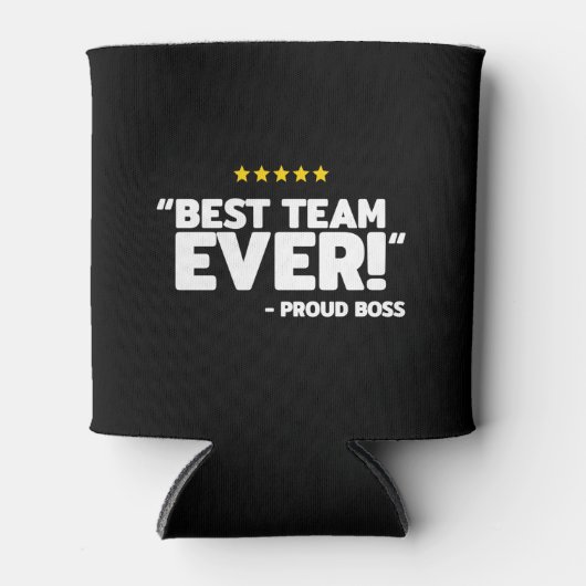 Personeelswaardering - roud boss Best Team Blikjeskoeler (Voorkant)