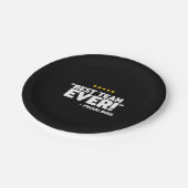 Personeelswaardering - roud boss Best Team Papieren Bordje (Gekanteld)