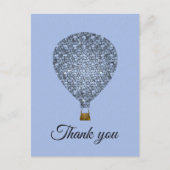 Personeelswaardering Warmeluchtballon Bedankt Briefkaart (Voorkant)