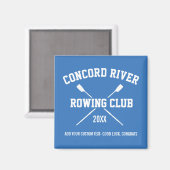 Personeelswerende Logo voor het team - Naam jaar Magneet (Voorkant / Achterkant)