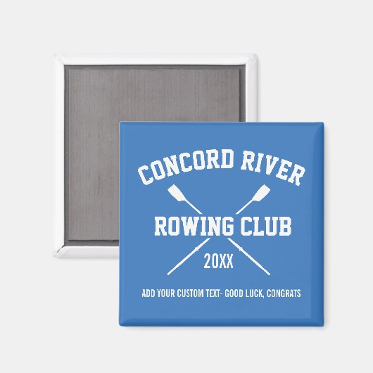 Personeelswerende Logo voor het team - Naam jaar Magneet (Voorkant / Achterkant)