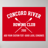 Personeelswerende Logo voor het team - Naam jaar Poster (Voorkant)