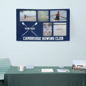 Personeelswerende roeioars club Foto Collage Spandoek (Beurs)